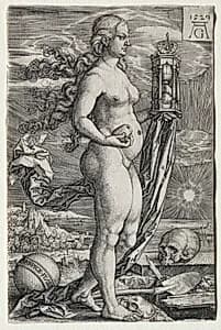 Respice Finem by Heinrich Aldegrever (German, 1502–1555/61)