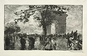 Retour du Bois by Auguste Louis Lepère (French, 1849–1918)