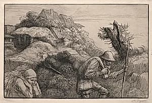 Return from the Woods by Alphonse Legros (French, 1837–1911)