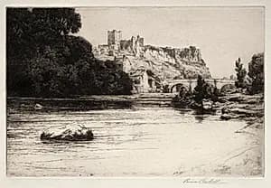 Richmond Castle by George Percival Gaskell (British, 1868–1934)