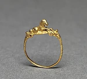 Ring with Hippocampus by Unknown Artist