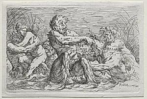 River Gods by Salvator Rosa (Italian, 1615–1673)