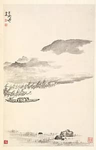 River Landscape by Min Zhen (Chinese, 1730–after 1788)
