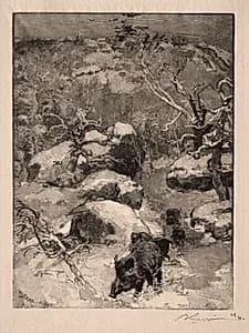 Roche Cuvier Chatillon by Auguste Louis Lepère (French, 1849–1918)