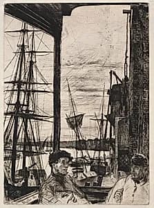 Rotherhite by James McNeill Whistler (American, 1834–1903)