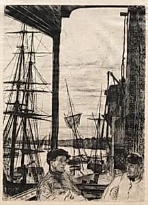 Rotherhithe by James McNeill Whistler (American, 1834–1903)