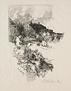 Route de Versailles by Auguste Louis Lepère (French, 1849–1918)