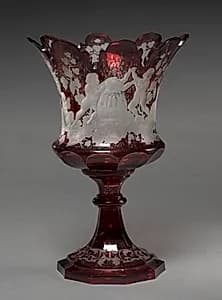 Ruby Vase by Unknown Artist