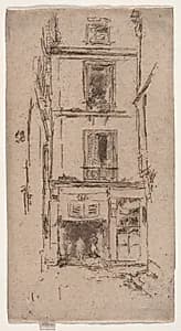 Rue des Bons Enfants, Tours by James McNeill Whistler (American, 1834–1903)