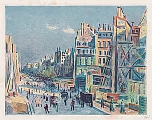 Rue Reamur by Maximilien Luce (French, 1858–1941)