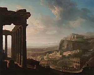 Ruins of an Ancient City by John Martin (British, 1789–1854)