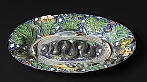 Rustic Platter by Bernard Palissy (French, 1510–1589)