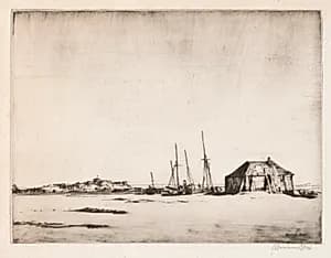Rye, from Camber by Muirhead Bone (British, 1876–1953)