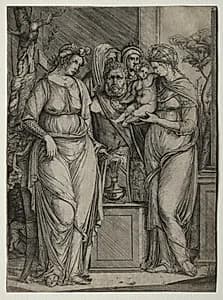 Sacrifice of Priapus by Jacopo de' Barbari (Italian, 1440/50-before 1515)