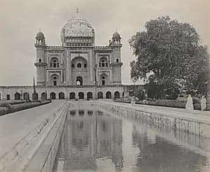 Saftar Jung Tomb, Delhi by A. W. A. Plâté Studio (Ceylonese)