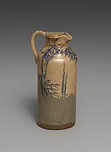 Sake Pourer with Bamboo by Seifū Yohei I (Japanese, 1801–1861)