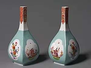 Saki Bottles by Meissen Porcelain Factory (German, est. c. 1710)