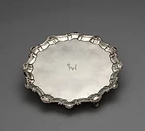 Salver by Ebenezer Coker (British)