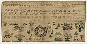 Sampler by Celia Kestenbaum Grossman (Austrian)