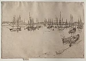 San Giorgio, Venice by James McNeill Whistler (American, 1834–1903)