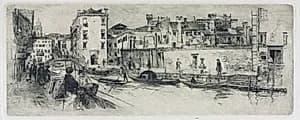 San Trovasso Canal, Venice by Frank Duveneck (American, 1848–1919)