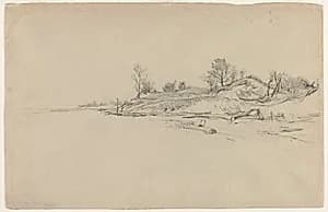 Sand Dunes, Lake Ontario by Homer Dodge Martin (American, 1836–1897)