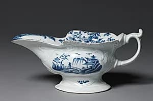 Sauce Boat by Bristol Porcelain Factory (British, 1770–82)