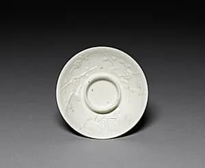 Saucer by Saint Cloud Porcelain Factory (French)