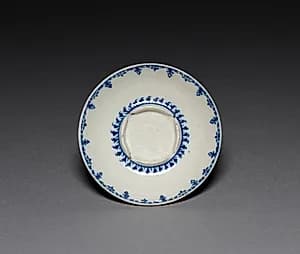 Saucer by Saint Cloud Porcelain Factory (French)