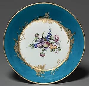 Saucer (Soucoupe) by Vincennes Porcelain Factory (France, 1740–56)