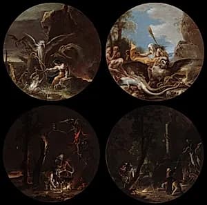 Scenes of Witchcraft by Salvator Rosa (Italian, 1615–1673)