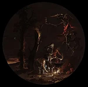 Scenes of Witchcraft: Evening by Salvator Rosa (Italian, 1615–1673)