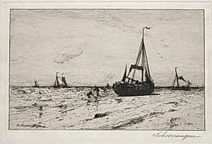 Scheveningen by Robert Swain Gifford (American, 1840–1905)
