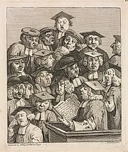Scholars at a Lecture by William Hogarth (British, 1697–1764)