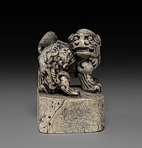 Seal:  Lion and Cub by Unknown Artist