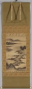 Seasonal Landscapes: Autumn by Kano Hideyori (Japanese, active mid- to late 1500s)