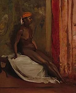 Seated African Woman by Henri Regnault (French, 1843–1871)