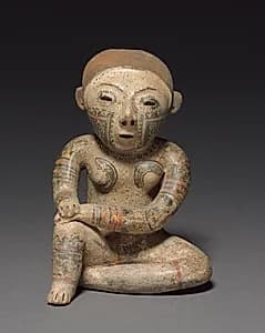 Seated Female Figure by Unknown Artist