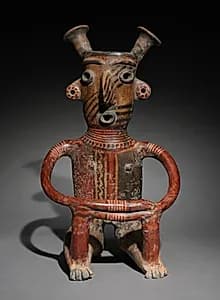 Seated Male Figure by Unknown Artist