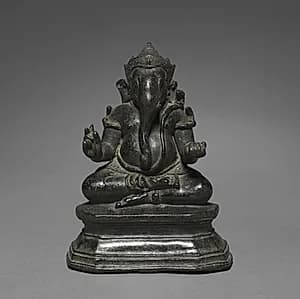 Seated Two-armed Ganesa by Unknown Artist