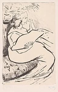 Seated Woman by Henri Gabriel Ibels (French, 1867–1936)