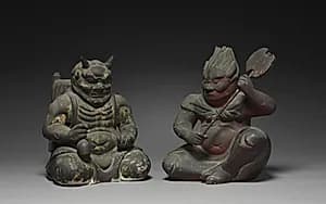 Seated Zenki and Koki by Unknown Artist