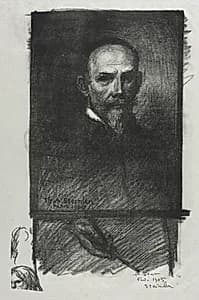 Self-Portrait by Théophile Alexandre Steinlen (Swiss, 1859–1923)