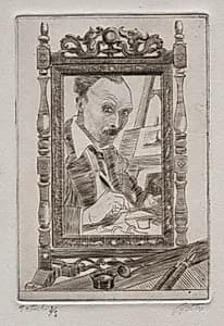 Self-Portrait by Pierre Louis Gatier (French, 1878–1944)