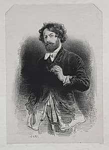 Self-Portrait by Paul Gavarni (French, 1804–1866)