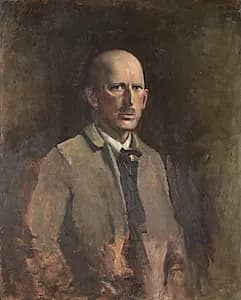 Self-Portrait by Abbott Handerson Thayer (American, 1849–1921)