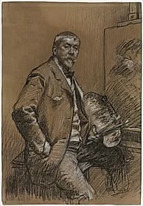 Self-Portrait by Ferdinand Roybet (French, 1840–1920)