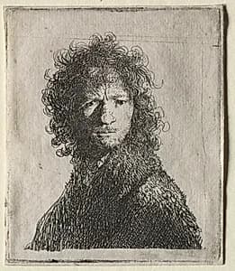 Self-Portrait Frowning: Bust by Rembrandt van Rijn (Dutch, 1606–1669)