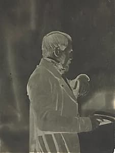 Self-Portrait (negative) by Louis-Rémy Robert (French, 1811–1882)