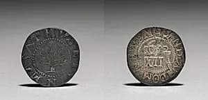 Shilling by John Hull (American, 1624–1683)
